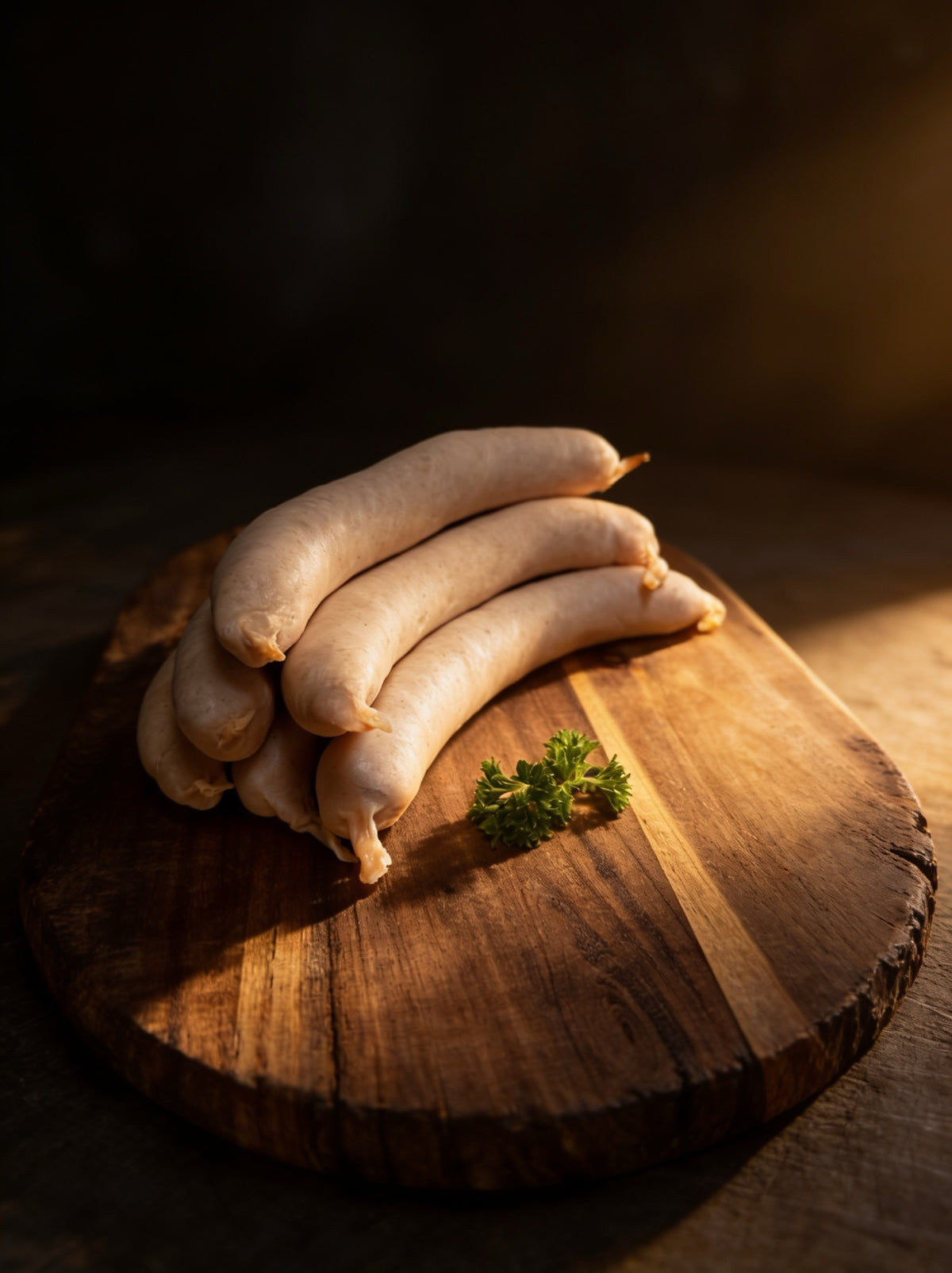 Original Thüringer Rostbratwurst – roh, mit Born-Senf