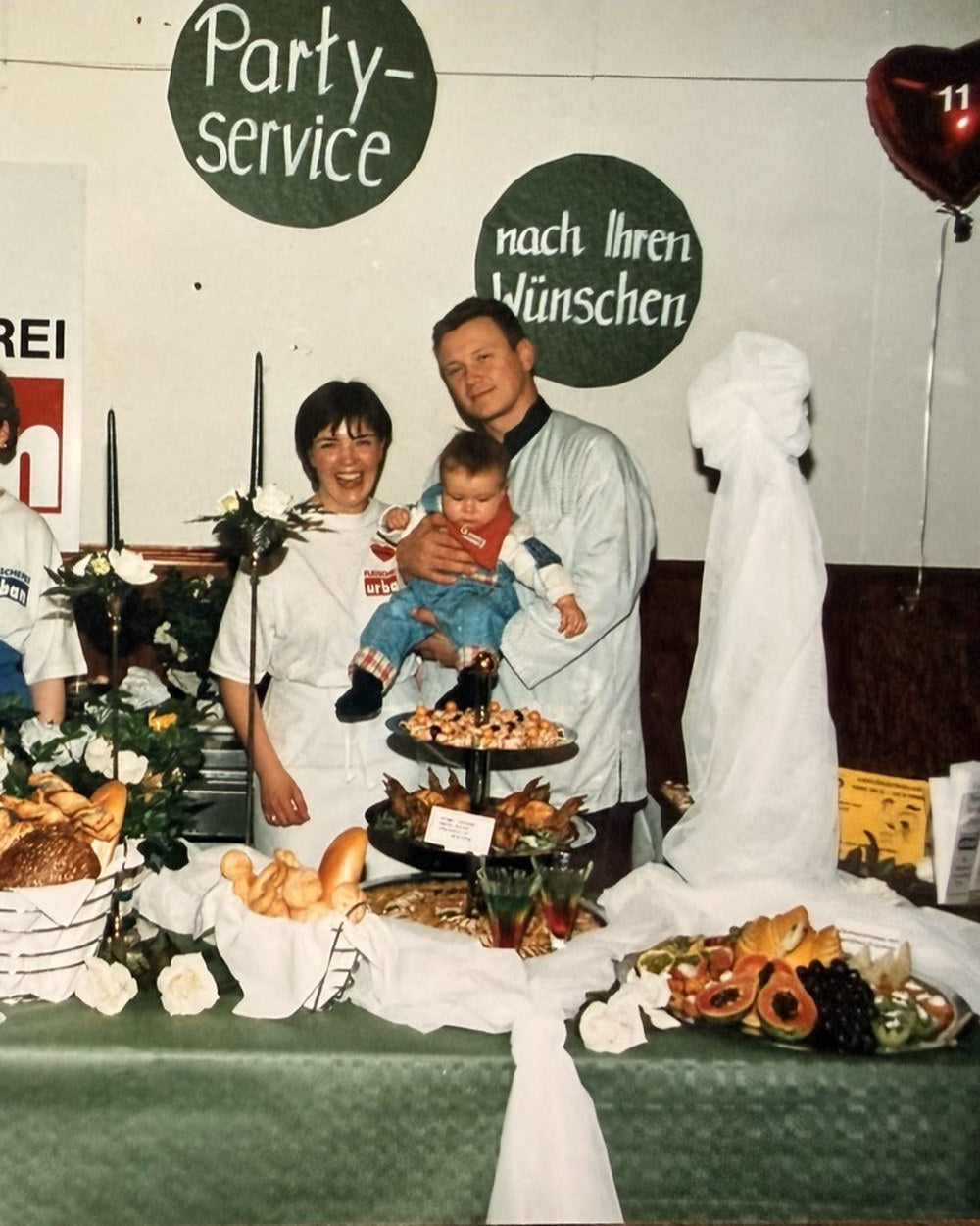 Das Team am Partyservice-Stand