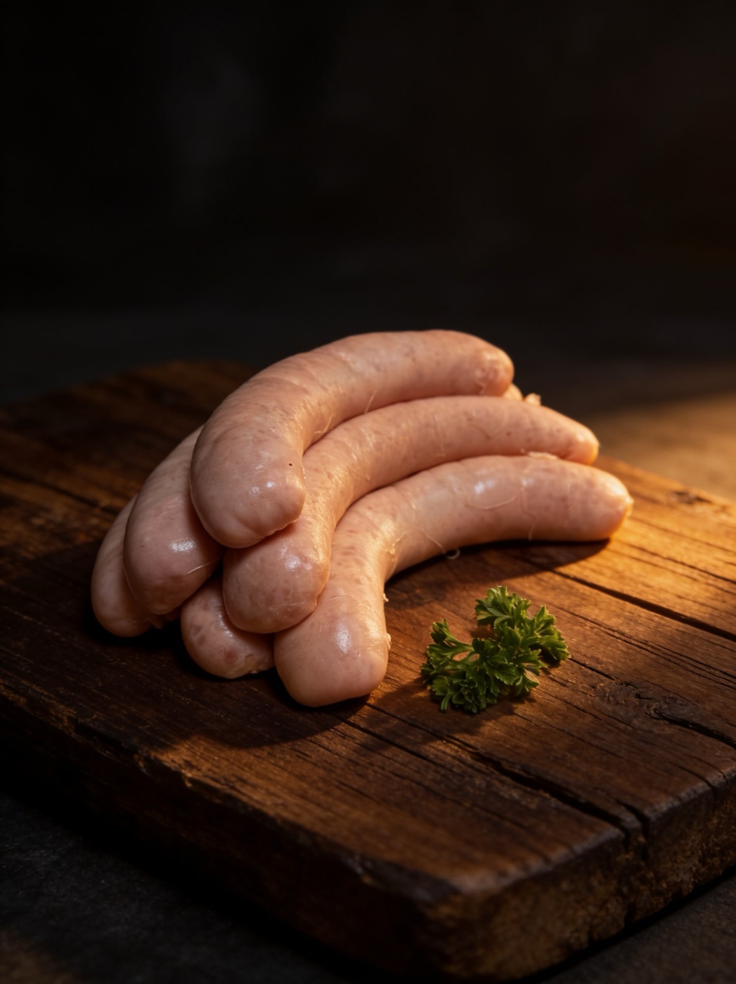Original Thüringer Rostbratwurst – roh, mit Born-Senf