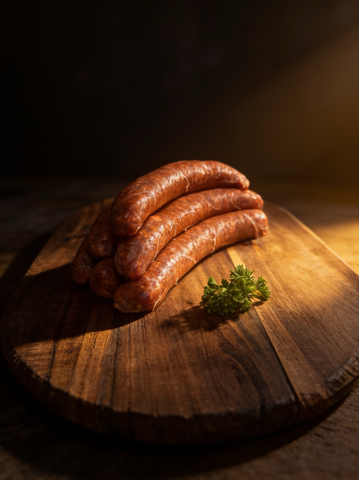 Original Thüringer Rostbratwurst – roh, mit Born-Senf
